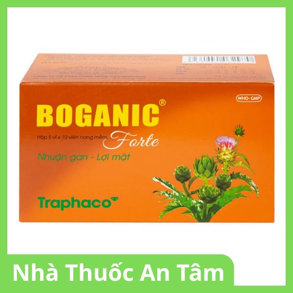 Viên nang mềm Boganic Forte hỗ trợ trị bệnh lý gan mật, mỡ máu