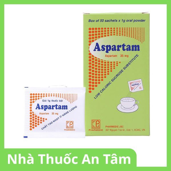 Thuốc bột Aspartam tạo ngọt ít năng lượng cho bệnh nhân tiểu đường
