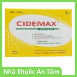 Thuốc Cidemax điều trị ho khan, ho có đờm, ho do cảm cúm (10 vỉ x 10 viên) Viên nang mềm Cidemax điều trị ho khan, ho có đờm, ho do cảm cúm