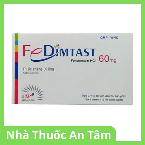Viên nén Fedimtast 60mg điều trị viêm mũi dị