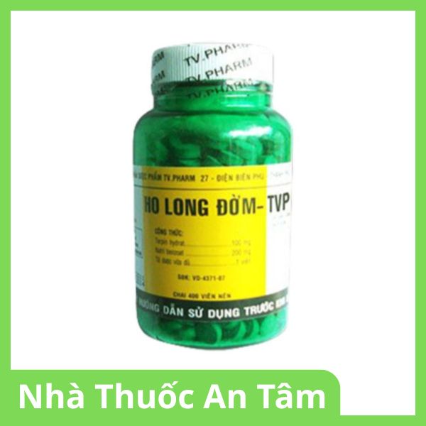 Viên nén Ho long đờm TVP làm loãng đờm, giảm nhanh ho trong viêm phế quản