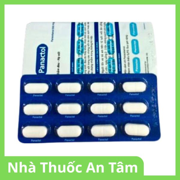 Viên nén Panactol 500mg điều trị đau và sốt từ nhẹ đến vừa cho trẻ từ 6 tuổi trở lên và người lớn (2)