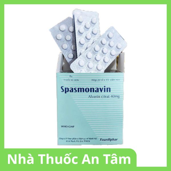 Viên nén Spasmonavin 40mg giảm co thắt cơ trơn