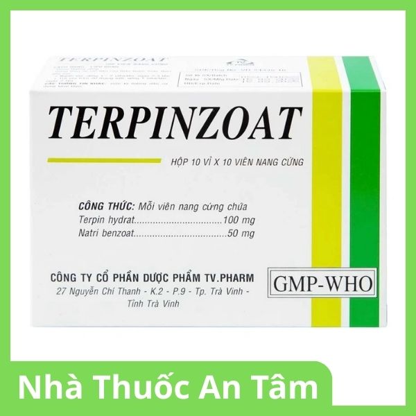 Viên nang cứng Terpinzoat làm loãng đờm và điều trị các triệu chứng ho