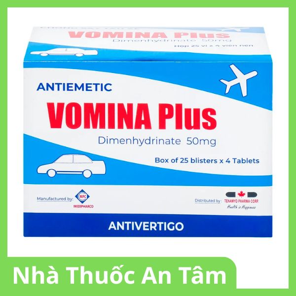 Viên nén Vomina Plus điều trị triệu chứng buồn nôn, chóng mặt khi say tàu xe (2)