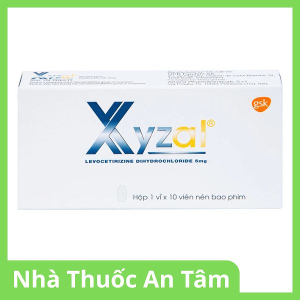 Viên nén bao phim Xyzal 5mg điều trị triệu chứng viêm mũi dị ứng theo mùa