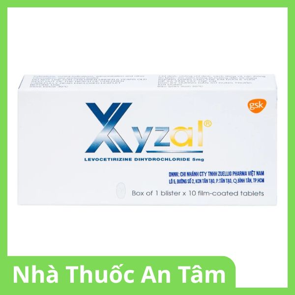 Viên nén bao phim Xyzal 5mg điều trị triệu chứng viêm mũi dị ứng theo mùa (2)