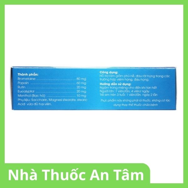 vien-ngam-lysopaine-gold-3 Viên ngậm Lysopaine Gold làm dịu cổ họng, giảm phù nề, đau họng (3)