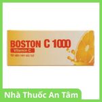 Viên nén sủi bọt Boston C 1000 trị tình trạng mệt mỏi
