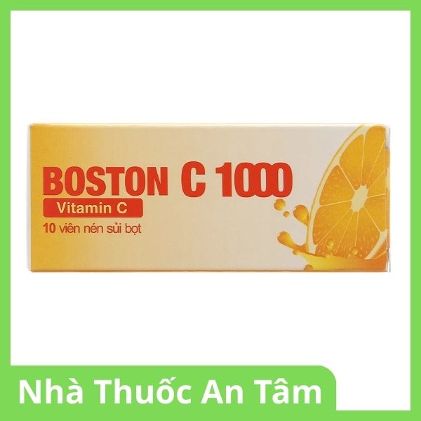 Viên nén sủi bọt Boston C 1000 trị tình trạng mệt mỏi