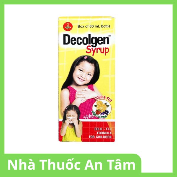 Siro Decolgen Untied điều trị các triệu chứng cảm thông thường, viêm mũi dị ứng
