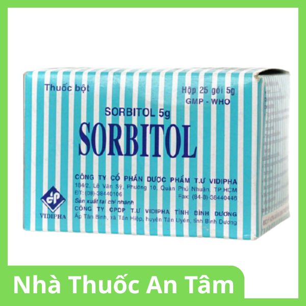 Thuốc bột Sorbitol 5g VIDIPHA điều trị táo bón, khó tiêu